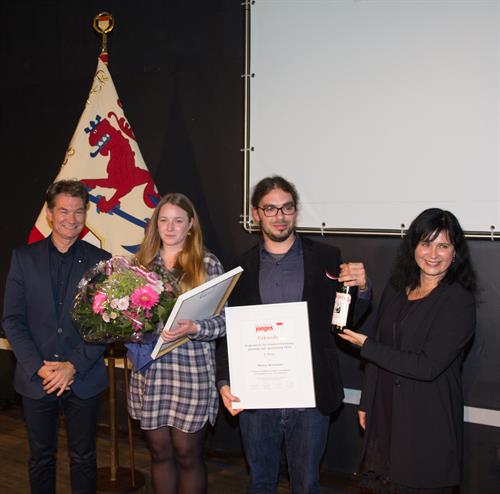 Freuten sich über die hohe Anerkennung ihrer Arbeit: Josefine Häming und Martin Herrmann.